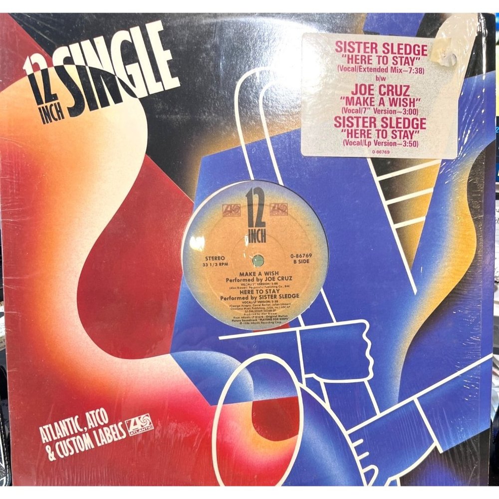 Sister Sledge Make A Wish Here To Stay 12" Vinyl